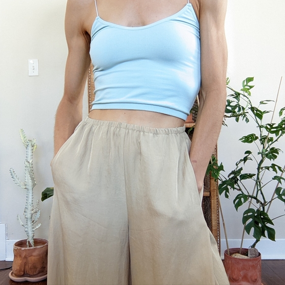 🚫 SOLD - Vince Triacetate Pull On Wide Leg Pants - Picture 5 of 10